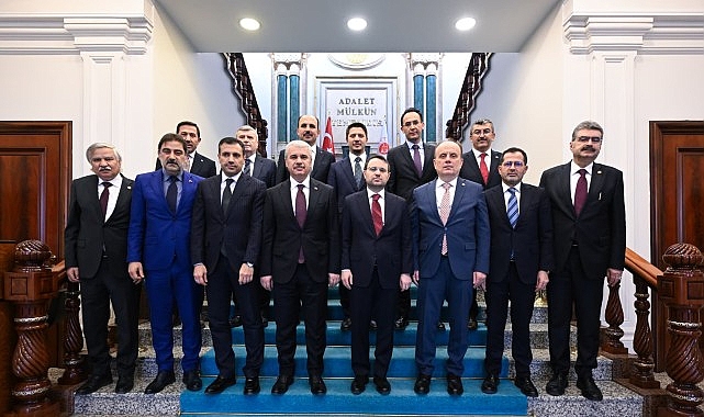Konya Heyeti Adalet Bakanı Akın G&uuml;rlek&rsquo;e Hayırlı Olsun Ziyaretinde Bulundu