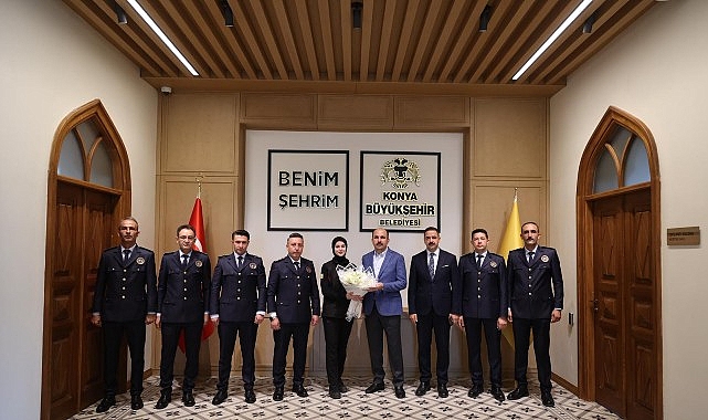 Konya İtfaiyesi Başkan Altay&rsquo;ı Ziyaret Etti