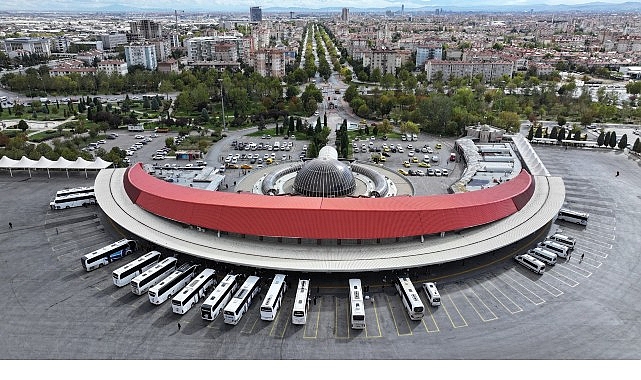Konya Otogarı 2025&rsquo;te 18 Milyona Yakın Yolcuya Hizmet Verdi