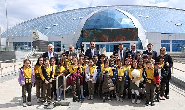 Konya Protokol&uuml; Bilim Merkezi&rsquo;nde &Ouml;ğrencilerle Buluştu