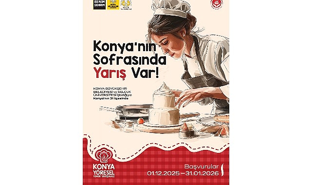 &ldquo;Konya Y&ouml;resel Yemek Yarışması&rdquo;na Başvurular Başladı