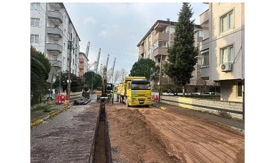 K&ouml;rfez Mimar Sinan Mahallesi&rsquo;nde Altyapı &Ccedil;alışmalarında Sona Yaklaşıldı