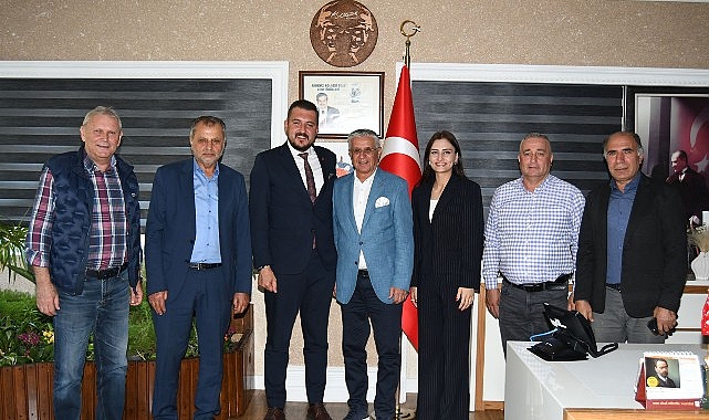 Korkuteli Belediye Başkanı&rsquo;ndan Başkan Topaloğlu&rsquo;na ziyaret