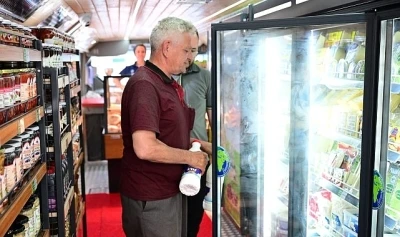 K&ouml;şk'te Halk Ege Et'e Yoğun İlgi