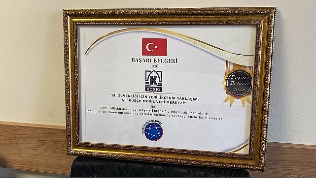 KOSKİ&rsquo;ye &ldquo;Dijital Birliktelik Zirvesi&rdquo;nde Başarı Belgesi