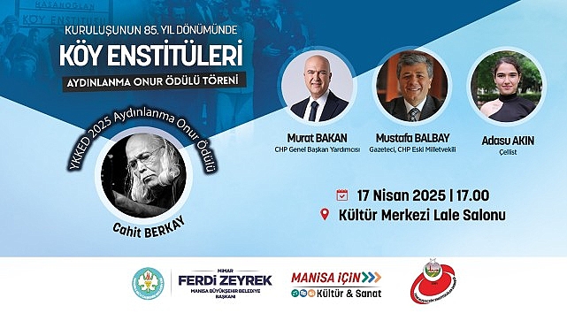 K&ouml;y Enstit&uuml;leri&rsquo;nin Kuruluşunun 85. Yılı Manisa&rsquo;da Kutlanıyor