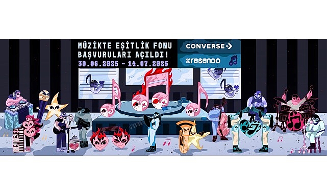 Kreşendo ve Converse Ortaklığıyla &ldquo;M&uuml;zikte Eşitlik Fonu&rdquo; Başvuruları Başladı