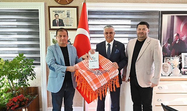 Kumluca Belediye Meclis &uuml;yelerinden Başkan Topaloğlu&rsquo;na ziyaret