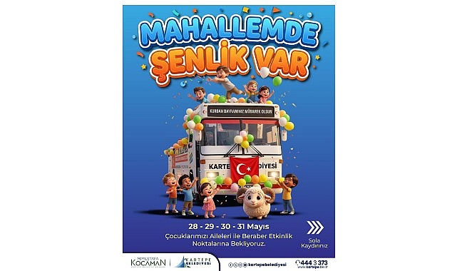 Kurban Bayramı&rsquo;nda Kartepe Sokakları Şenlenecek