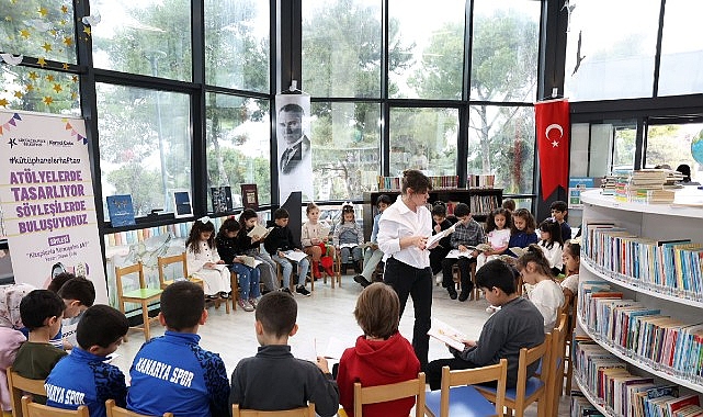 K&uuml;t&uuml;phane Haftası At&ouml;lye ve S&ouml;yleşilerle Kutlandı