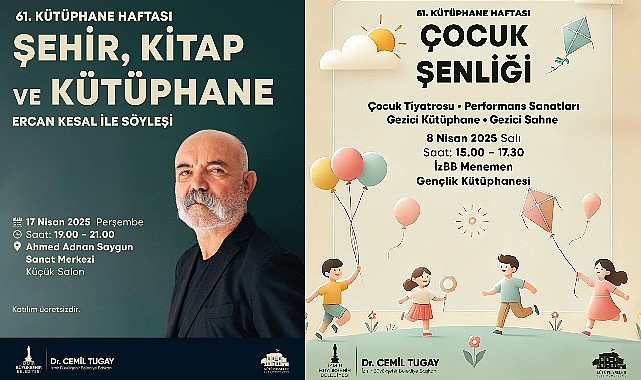K&uuml;t&uuml;phaneler Haftası şenlik havasında ge&ccedil;ecek