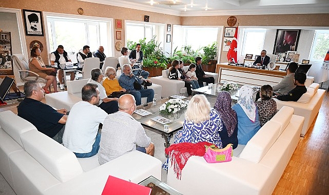 Kuzdere halkından Başkan Topaloğlu&rsquo;na teşekk&uuml;r ziyareti
