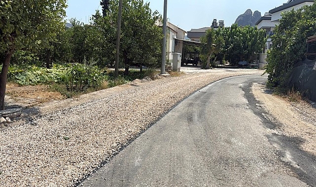 Kuzdere&rsquo;de altyapı &ccedil;alışması