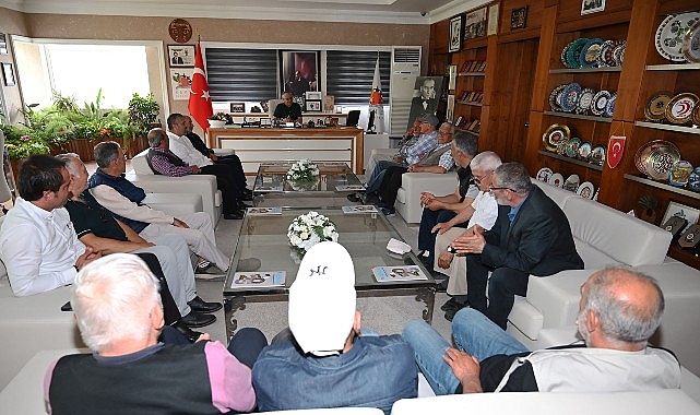 Kuzdere&rsquo;de yaşayan vatandaşlardan Başkan Topaloğlu&rsquo;na anlamlı ziyaret