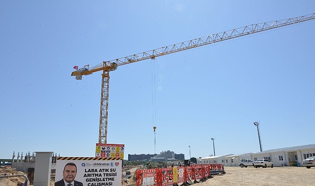 Lara Atıksu Arıtma Tesisi&rsquo;nde kapasite iki katına &ccedil;ıkıyor