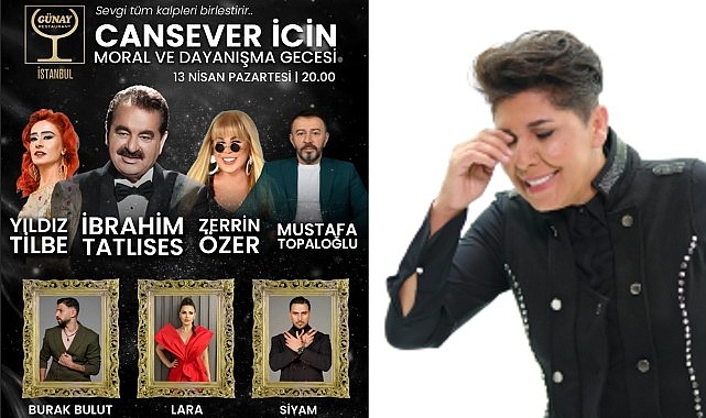 L&ouml;semi Tedavisi G&ouml;ren Cansever&rsquo;e Moral ve Dayanışma Konseri