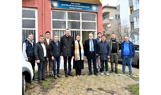 Malkara Şof&ouml;rler ve Otomobilciler Esnaf Odası&rsquo;na "Hayırlı Olsun" Ziyareti