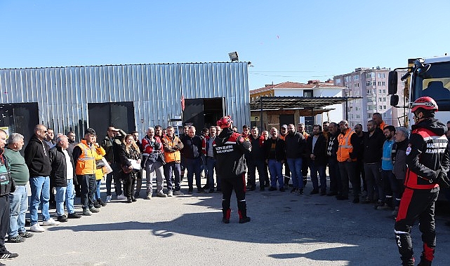 Maltepe Belediyesi&rsquo;nden personeline yangın farkındalık eğitimi