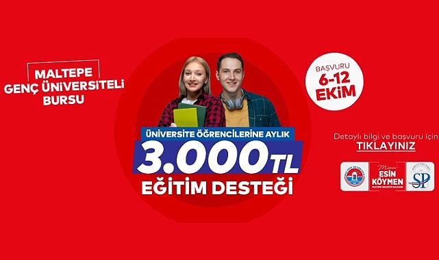 Maltepe Belediyesi'nden &uuml;niversite &ouml;ğrencilerine 30 bin lira destek
