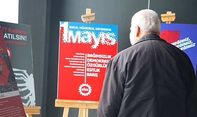 Maltepe&rsquo;de 1 Mayıs Afişleri Sergisi