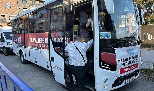Maltepe&rsquo;de bayramda mezarlıklara &uuml;cretsiz ring seferleri başladı