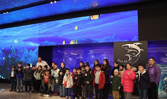 Maltepeli &ccedil;ocuklar yarıyıl tatilinde su altı d&uuml;nyasını keşfetti