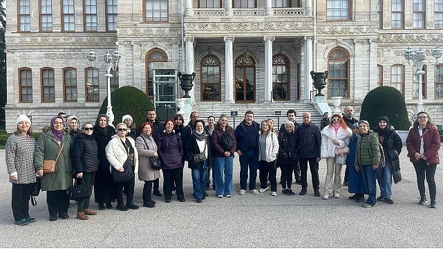 Maltepeliler, Dolmabah&ccedil;e Sarayı&rsquo;nı ziyaret etti