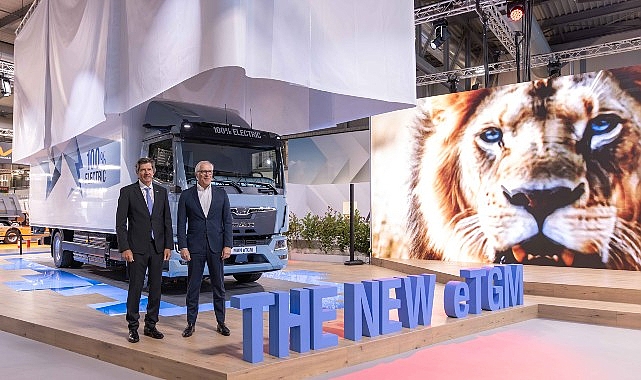 MAN eTGM&rsquo;nin d&uuml;nya pr&ouml;miyeri  Transpotec Logitec fuarında ger&ccedil;ekleşti