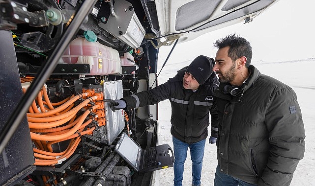 MAN&rsquo;ın elektrikli otob&uuml;s&uuml; Lion&rsquo;s Coach E, Erzurum ve İsve&ccedil;&rsquo;te kar ve buza meydan okudu