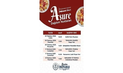 Manisa B&uuml;y&uuml;kşehir&rsquo;den 18 Bin 500 Kişilik Aşure İkramı