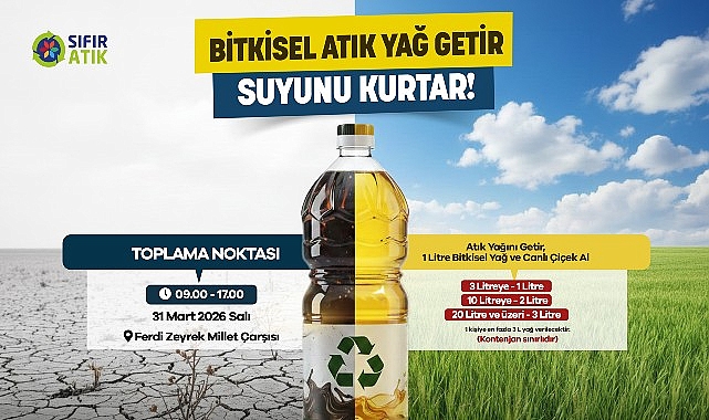 Manisa B&uuml;y&uuml;kşehir&rsquo;den Atık Yağını Getir Doğanı Koru &Ccedil;ağrısı