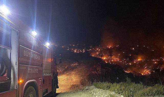 Manisa B&uuml;y&uuml;kşehir&rsquo;den İzmir&rsquo;deki Orman Yangınlarına S&ouml;nd&uuml;rme Desteği