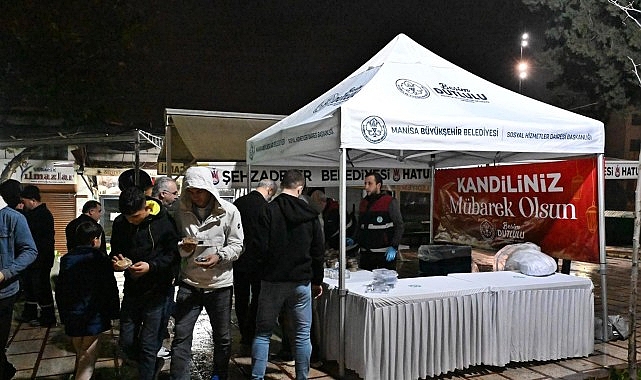 Manisa B&uuml;y&uuml;kşehir&rsquo;den Regaip Kandili İkramı