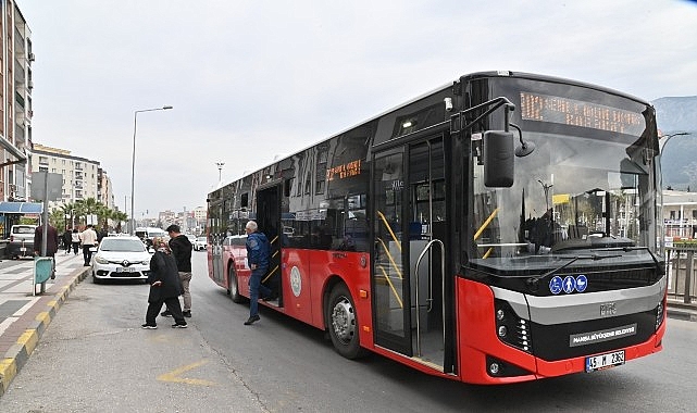 Manisa&rsquo;da 1 Mayıs&rsquo;ta toplu taşıma &uuml;cretsiz