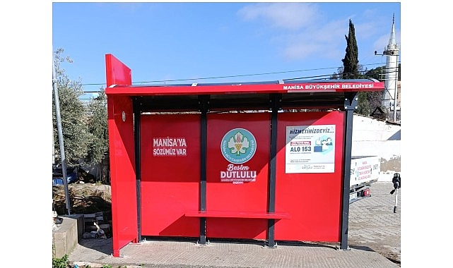 Manisa&rsquo;da Toplu Taşıma Duraklarına Modern Dokunuş
