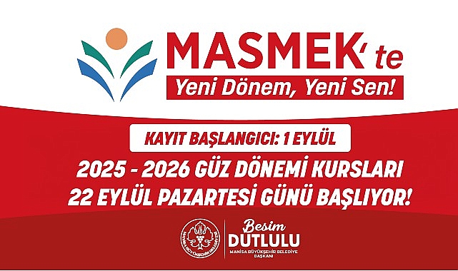 MASMEK&rsquo;te Yeni D&ouml;nem Kayıtları Başladı