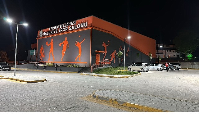Maşukiye Spor Salonu Otoparkında Gece Kullanımı Artık Daha G&uuml;venli