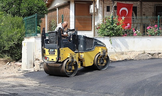Maydonoz Koyu&rsquo;nda Asfalt &Ccedil;alışması