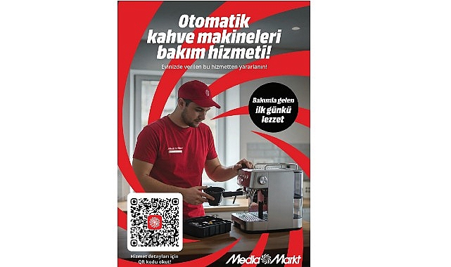 MediaMarkt T&uuml;rkiye&rsquo;den evde otomatik kahve makinesi bakım hizmeti!