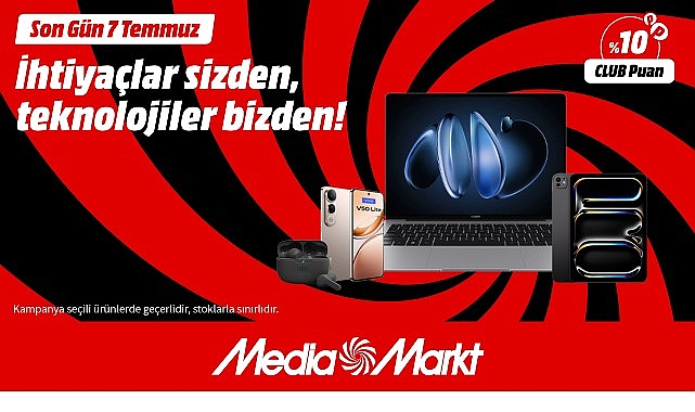 MediaMarkt&rsquo;tan &ldquo;İhtiya&ccedil;lar Sizde, Teknolojileri MediaMarkt&rsquo;ta&rdquo; kampanyası