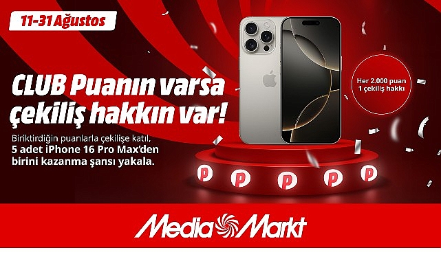 MediaMarkt&rsquo;tan puanları hediyeye d&ouml;n&uuml;şt&uuml;ren kampanya