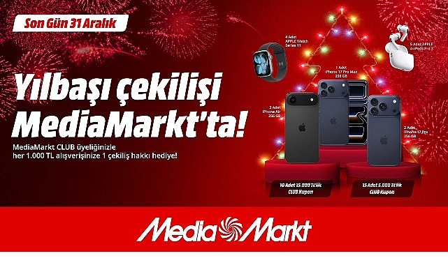 MediaMarkt&rsquo;tan yeni yıla &ouml;zel &ccedil;ekiliş kampanyası!