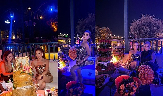 Melisa &Ouml;zmen'e doğum g&uuml;n&uuml;nde g&uuml;ller yağdı