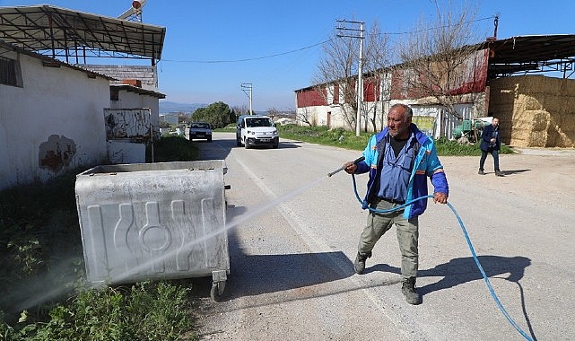 Menderes&rsquo;te Ot İla&ccedil;lamaları Başladı