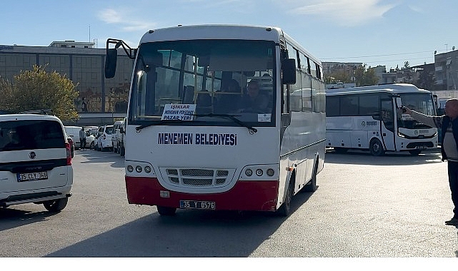 Menemen&rsquo;de ulaşımın yıldızı &uuml;cretsiz ring servisler