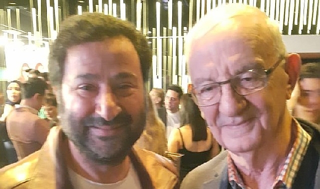 Metin Yıldırım "Baldız" Filminin Galasında Atilla Dorsay ile Buluştu