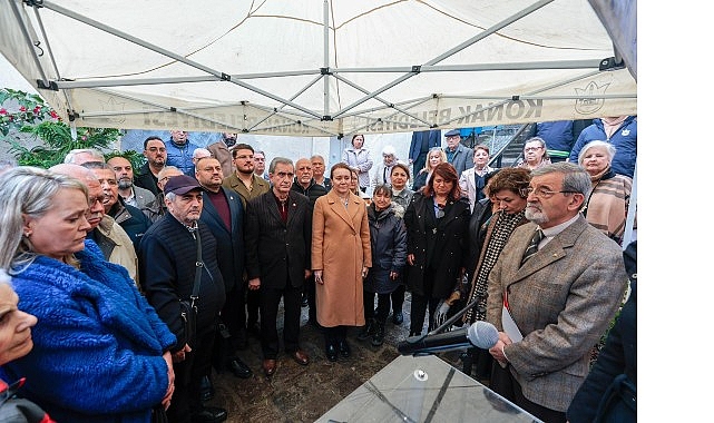 Milli Şef İn&ouml;n&uuml; Konak&rsquo;ta doğduğu evde anıldı