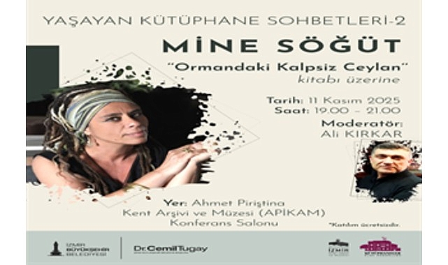 Mine S&ouml;ğ&uuml;t, Yaşayan K&uuml;t&uuml;phane Sohbetleri&rsquo;ne konuk oluyor