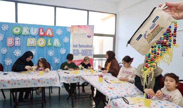 Minik KO-MEK&rsquo;liler &ldquo;Okula Bi&rsquo; Mola&rdquo;da buluştu