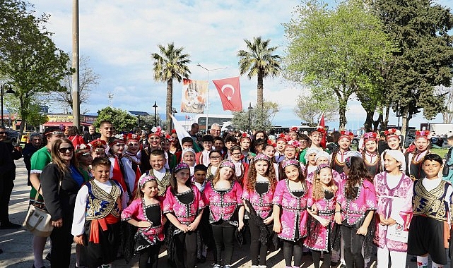 Mudanya&rsquo;da 23 Nisan Coşkusu Sınırları Aştı